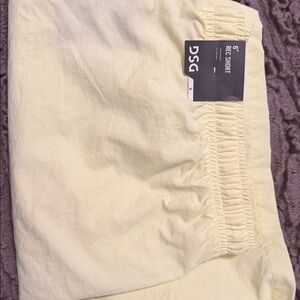 DSG Yellow Elastic Waist Casual Shorts
